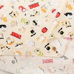 Cotton Dobby Fabric - Oden Cat - nomura tailor