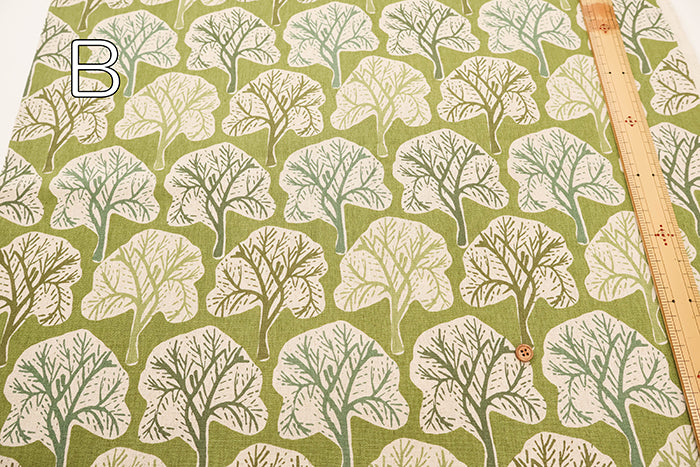 C/L Canvas Print Fabric - Nordic Forest - nomura tailor