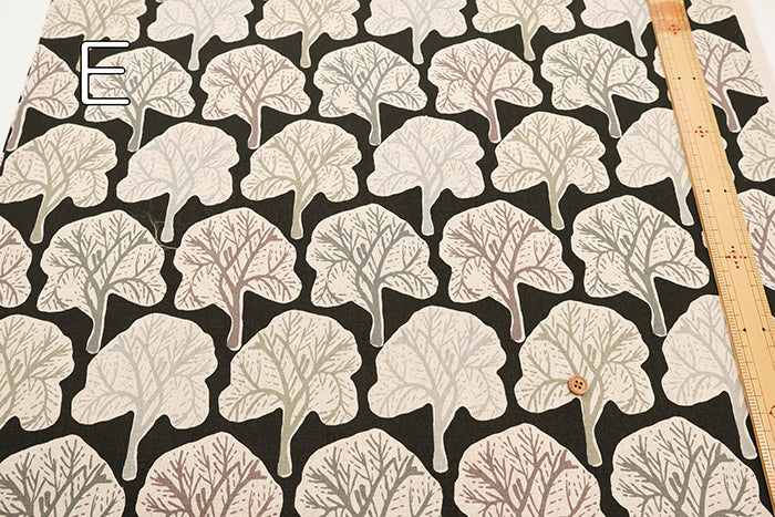 C/L Canvas Print Fabric - Nordic Forest - nomura tailor
