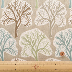 C/L Canvas Print Fabric - Nordic Forest - nomura tailor