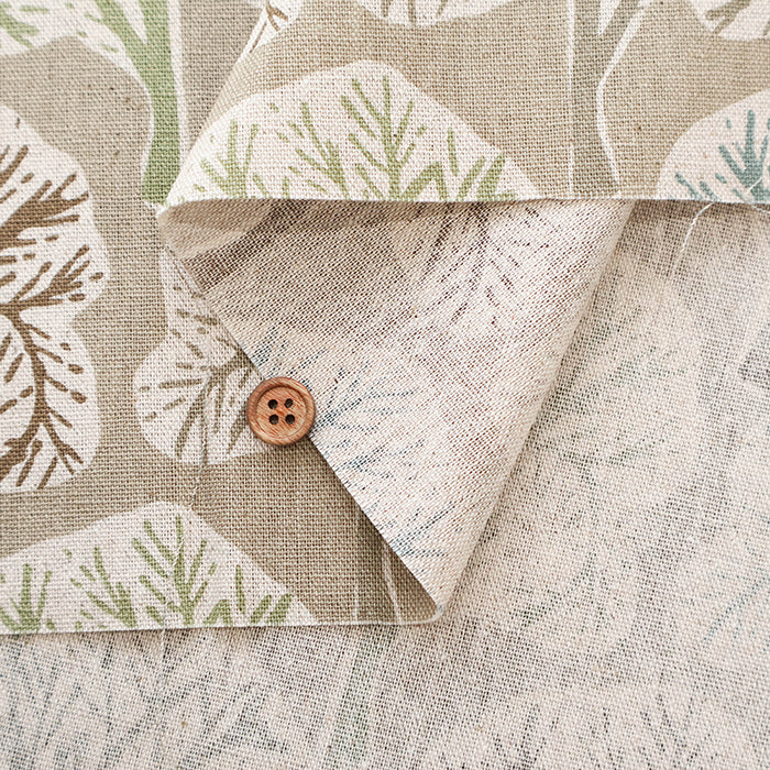 C/L Canvas Print Fabric - Nordic Forest - nomura tailor