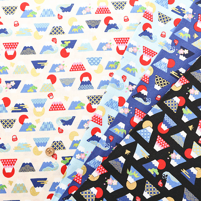 Cotton Muslin Lame (Glitter) Fabric - Mt. Fuji