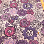 Cotton Oxford Printed Fabric - Pop Flower - nomura tailor