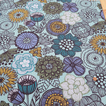 Cotton Oxford Printed Fabric - Pop Flower - nomura tailor