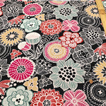 Cotton Oxford Printed Fabric - Pop Flower - nomura tailor