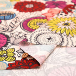 Cotton Oxford Printed Fabric - Pop Flower - nomura tailor