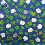 Cotton Dobby Printed Fabric - Mosquito Coil - nomura tailor