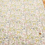 Cotton Broad Printed Fabric - Airtan Flower - nomura tailor