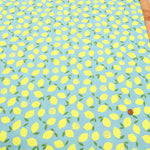 Cotton Oxford Fluorescent Printed Fabric - Lemon - nomura tailor