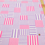Cotton Oxford Fluorescent Printed Fabric - Plaid - nomura tailor