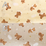 Cotton Double Gauze Printed Fabric - Bear - nomura tailor