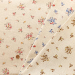 C/L Canvas Printed Fabric - Flowers - nomura tailor