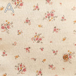 C/L Canvas Printed Fabric - Flowers - nomura tailor