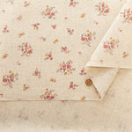 C/L Canvas Printed Fabric - Flowers - nomura tailor