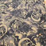 Cotton Muslin Printed Fabric - Quilt Gate - God of Wind and God of Thunder - nomura tailor