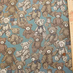 Cotton sheeting print fabric un/no Bear - nomura tailor