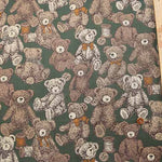 Cotton sheeting print fabric un/no Bear - nomura tailor