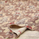 Cotton sheeting print fabric un/no Bear - nomura tailor