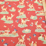 Cotton sheeting print fabric un/no Bambi - nomura tailor