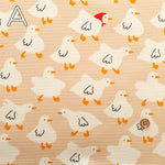 Cotton Oxford Printed Fabric - Duck - nomura tailor