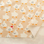 Cotton Oxford Printed Fabric - Duck - nomura tailor