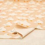 Cotton Oxford Printed Fabric - Duck - nomura tailor