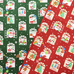 Cotton Sheeting printed Fabric - Christmas Santa - nomura tailor