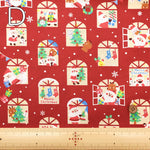 Cotton Sheeting printed Fabric - Christmas Santa - nomura tailor