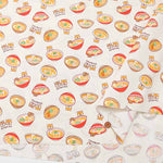 Cotton seating printed fabric Shiba and Ramen - nomura tailor