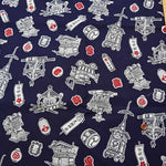 Cotton seating print fabric festival - nomura tailor