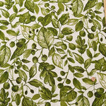 C/L Canvas printed fabric Leaf - nomura tailor