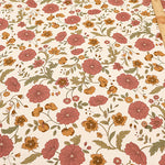 Cotton Oxford Fabric - Antique Flower 1 - nomura tailor