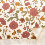 Cotton Oxford Fabric - Antique Flower 1 - nomura tailor