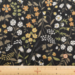 Cotton Oxford Fabric - Antique Flower 2 - nomura tailor