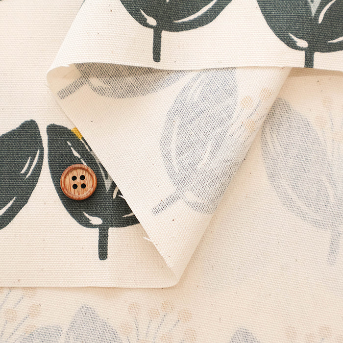 Cotton Oxford Fabric - Flower - nomura tailor