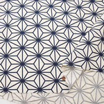 Cotton sheeting print fabric hemp leaf - nomura tailor