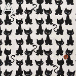 Cotton Ox Printed Fabric Sitting Cat - nomura tailor