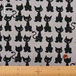 Cotton Ox Printed Fabric Sitting Cat - nomura tailor