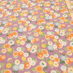 Cotton Shantung Printed Fabric - Small Chrysanthemum - nomura tailor
