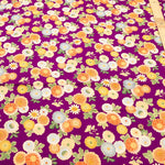 Cotton Shantung Printed Fabric - Small Chrysanthemum - nomura tailor