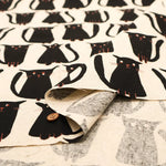 C/L Canvas Printed Fabric ノラネコフレンズ - nomura tailor