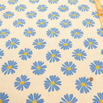 C/L Canvas Printed Fabric Daisy - nomura tailor