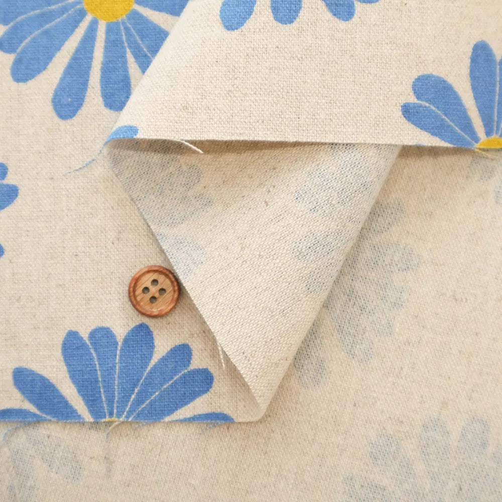 C/L Canvas Printed Fabric Daisy - nomura tailor