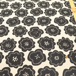 C/L Canvas Printed Fabric Flower Biscuit - nomura tailor