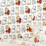 Cotton Sharting Printed Fabric 犬祭り - nomura tailor