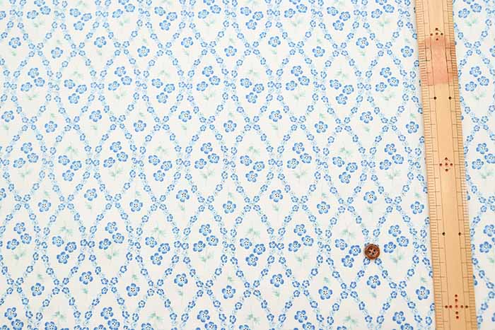 Cotton Ox Printed Fabric Nemophila - nomura tailor