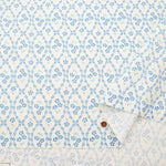 Cotton Ox Printed Fabric Nemophila - nomura tailor