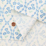 Cotton Ox Printed Fabric Nemophila - nomura tailor