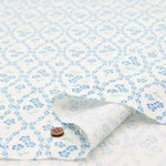 Cotton Ox Printed Fabric Nemophila - nomura tailor