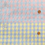 Made in China T/C Seersucker Printed Fabric - Fairy Check (Large) - nomura tailor